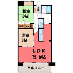 三向ハイツ元今泉の物件間取画像